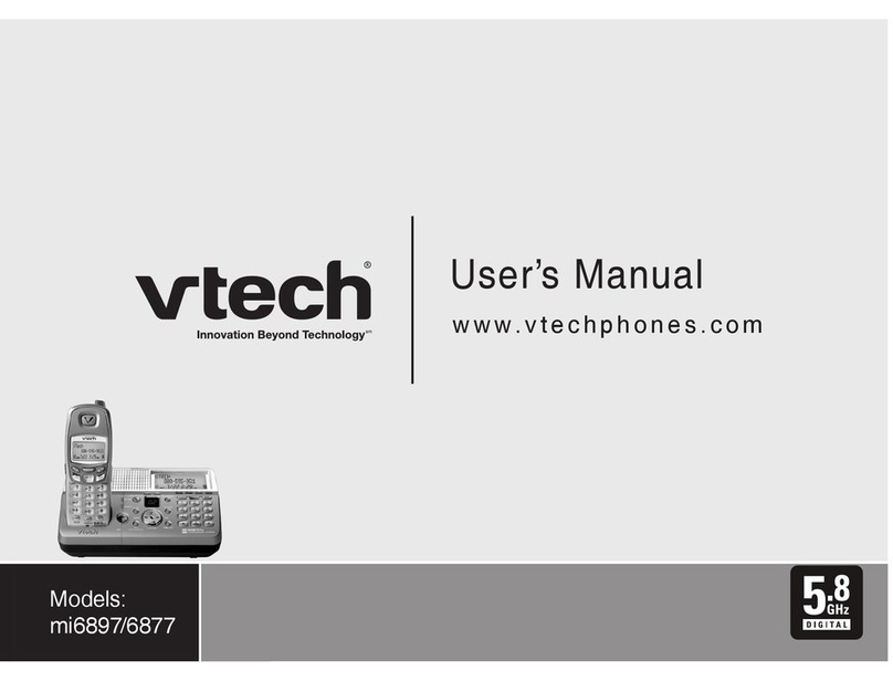 V-tech mi6877 user manual