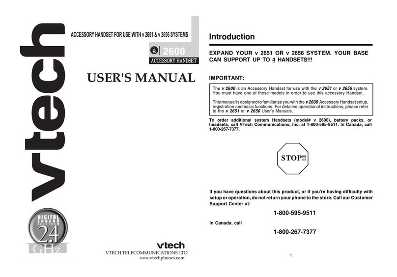 V-tech v 2600 User manual