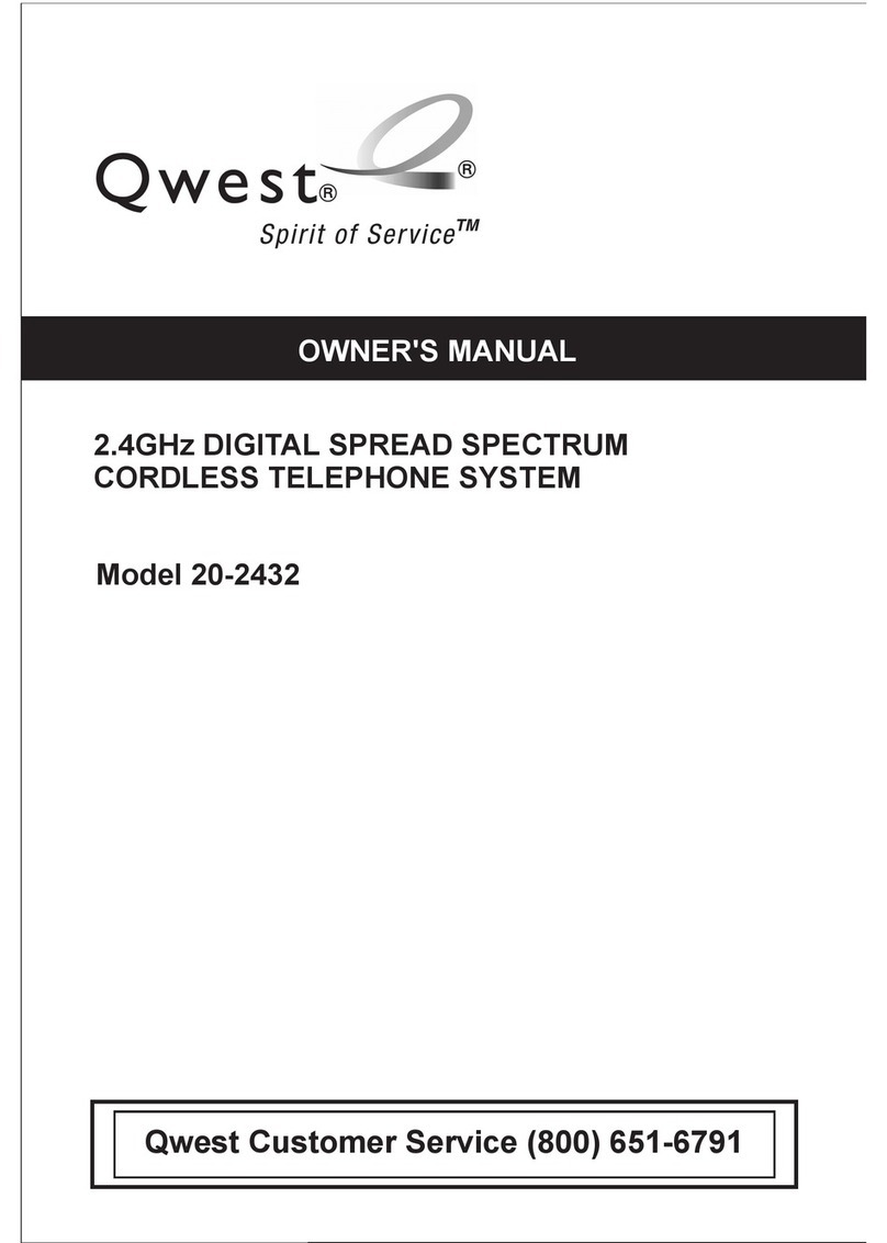 Qwest 20-2432 User manual