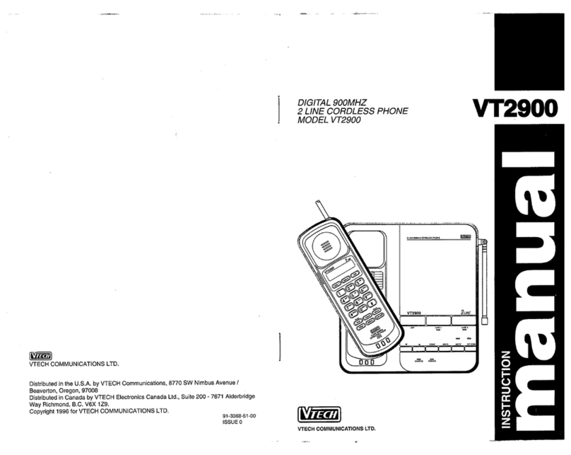V-tech VT2900 instruction manual