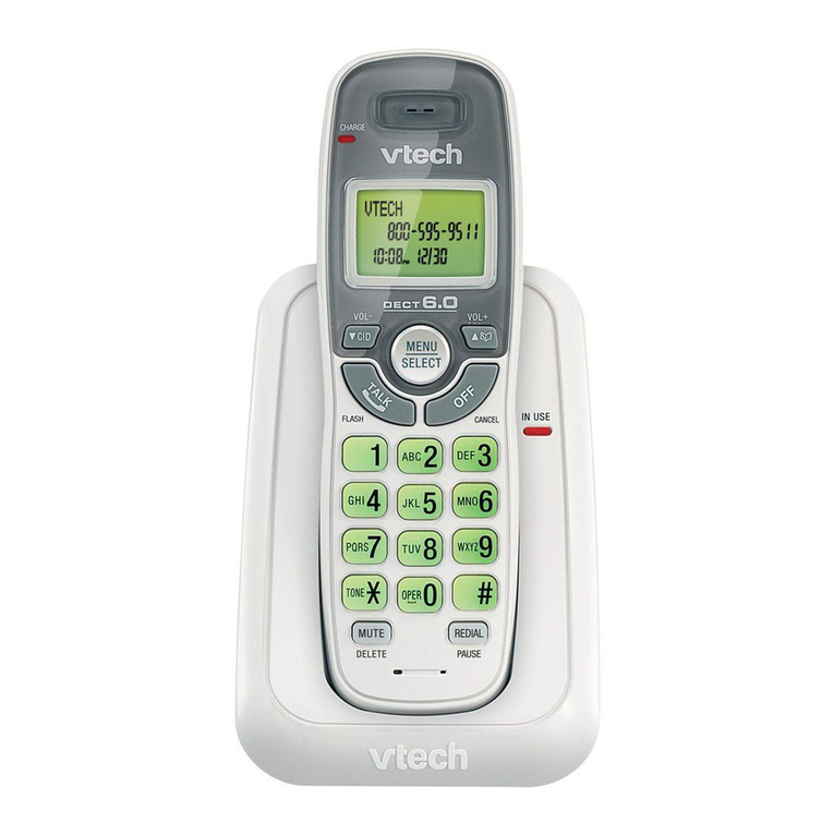 V-tech DECT 6.0 CS6114 User manual