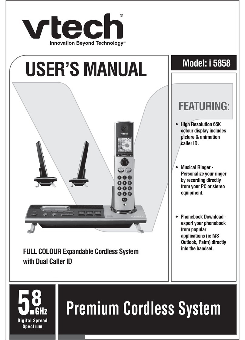 V-tech I 5858 user manual