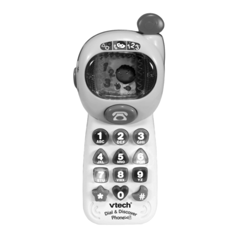 V-tech Dial & Discover Phone User manual