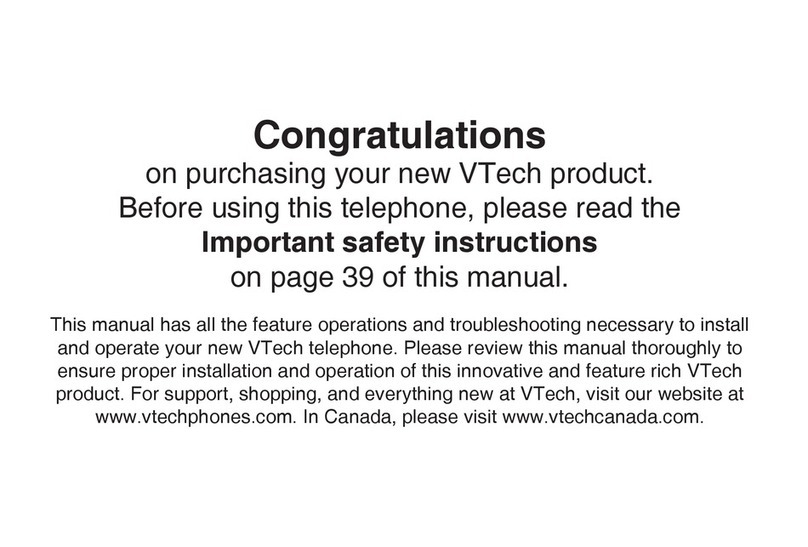 V-tech DS4121-4 user manual