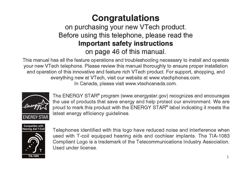 V-tech CS5121 User manual