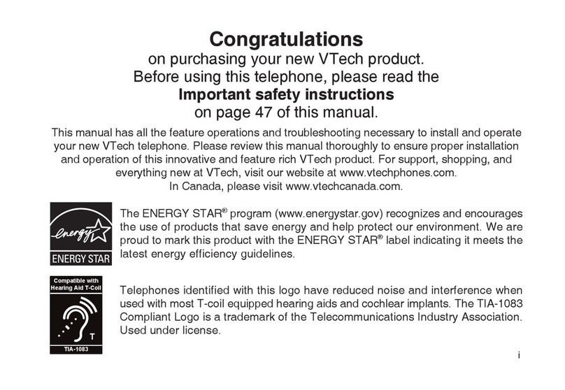 V-tech CS5121-2 User manual