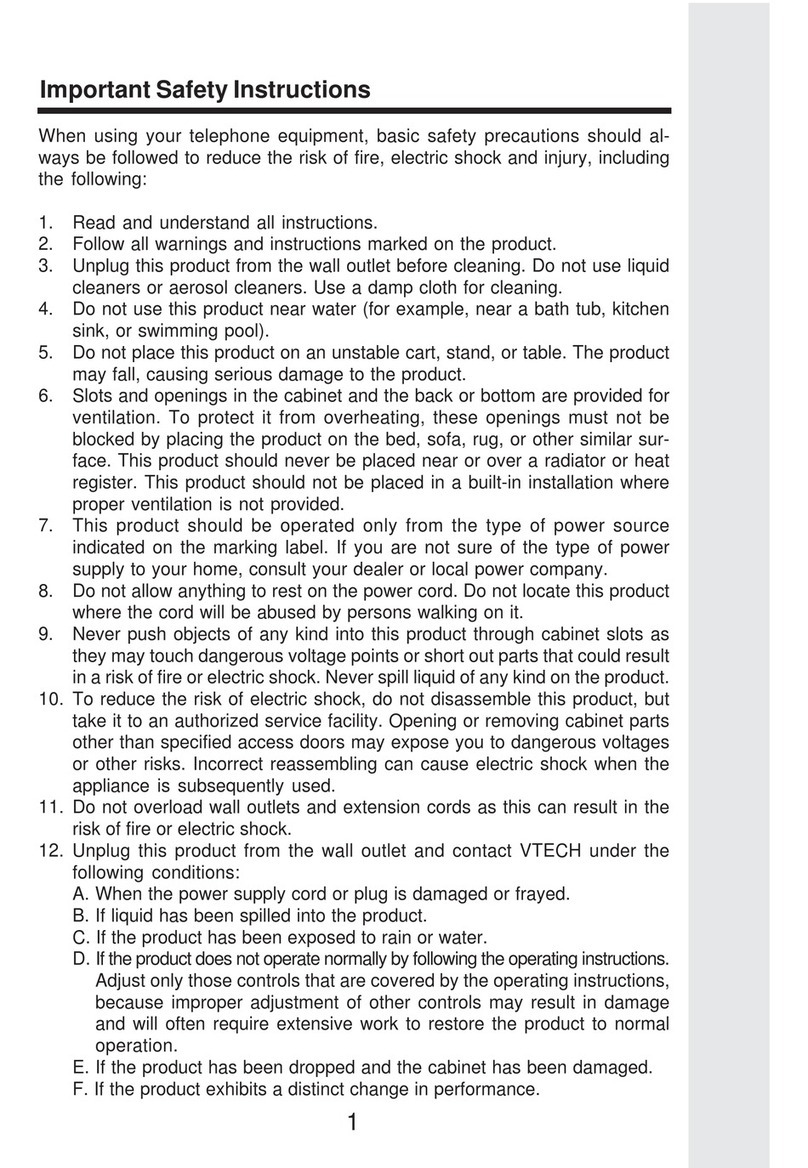 V-tech IP 5825 User manual