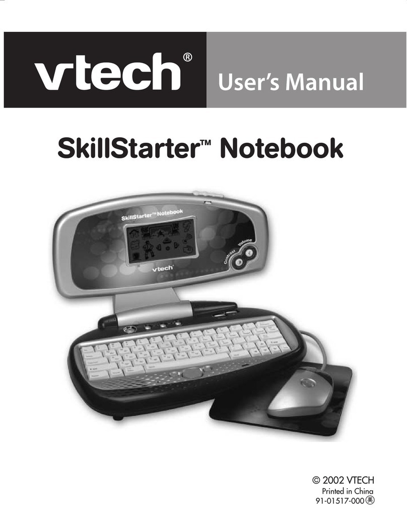 V-tech SkillStarter SkillStarter Notebook User manual