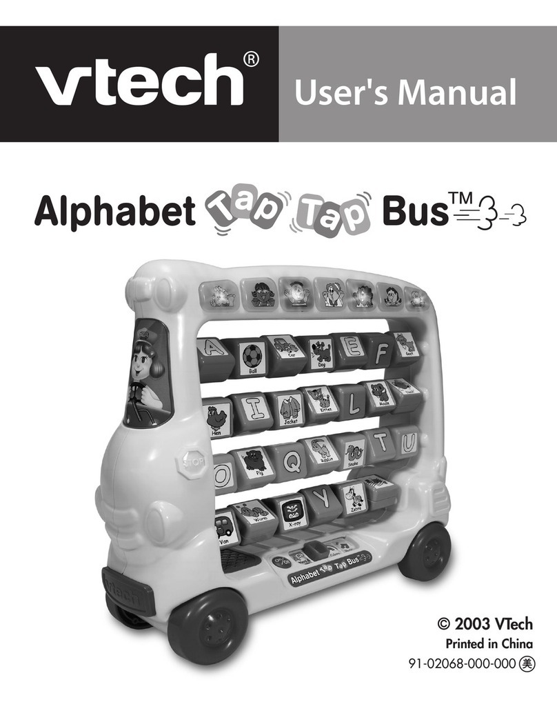 V-tech Alphabet Tap Tap Bus User manual