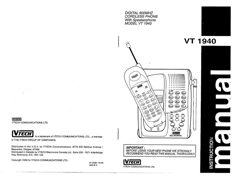 V-tech VT1940 User manual