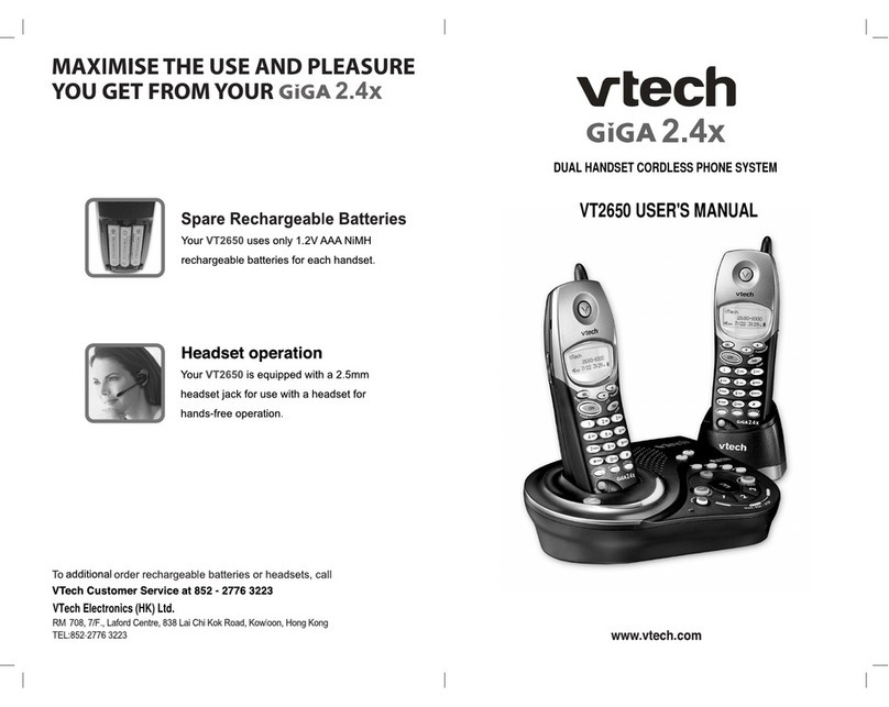 V-tech VT2650 User manual