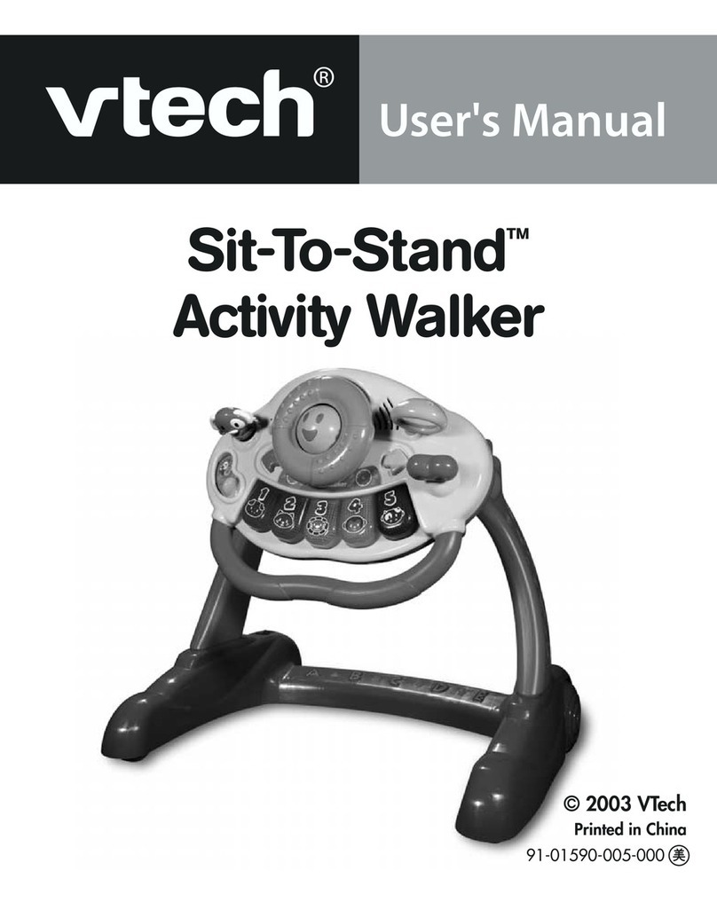 V-tech Sit-to-Stand Learn & Discover Table user manual