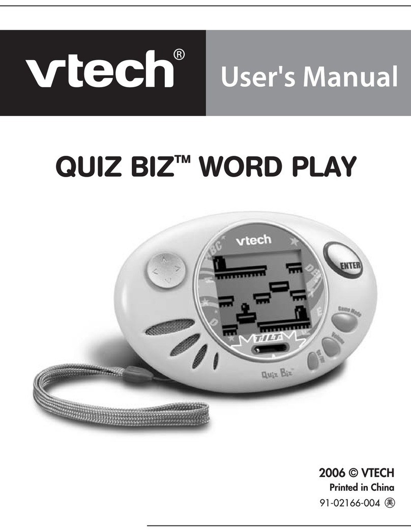 V-tech Quiz Biz Word Play User manual
