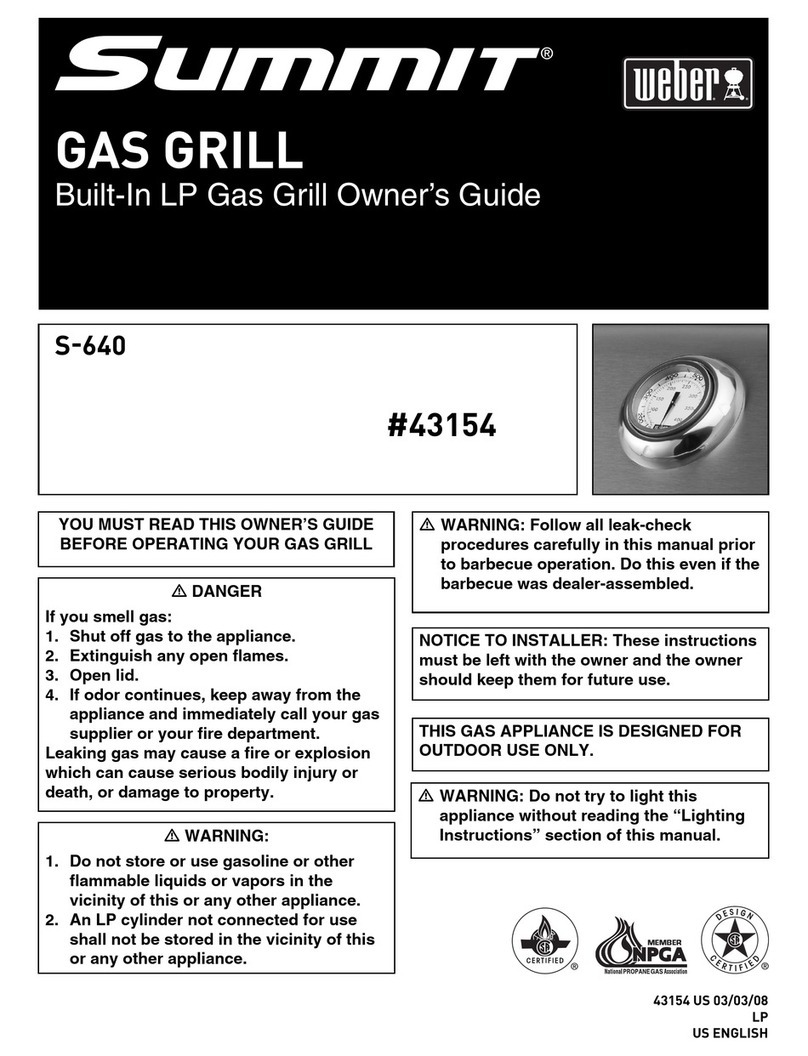 Weber 43154 owner's guide