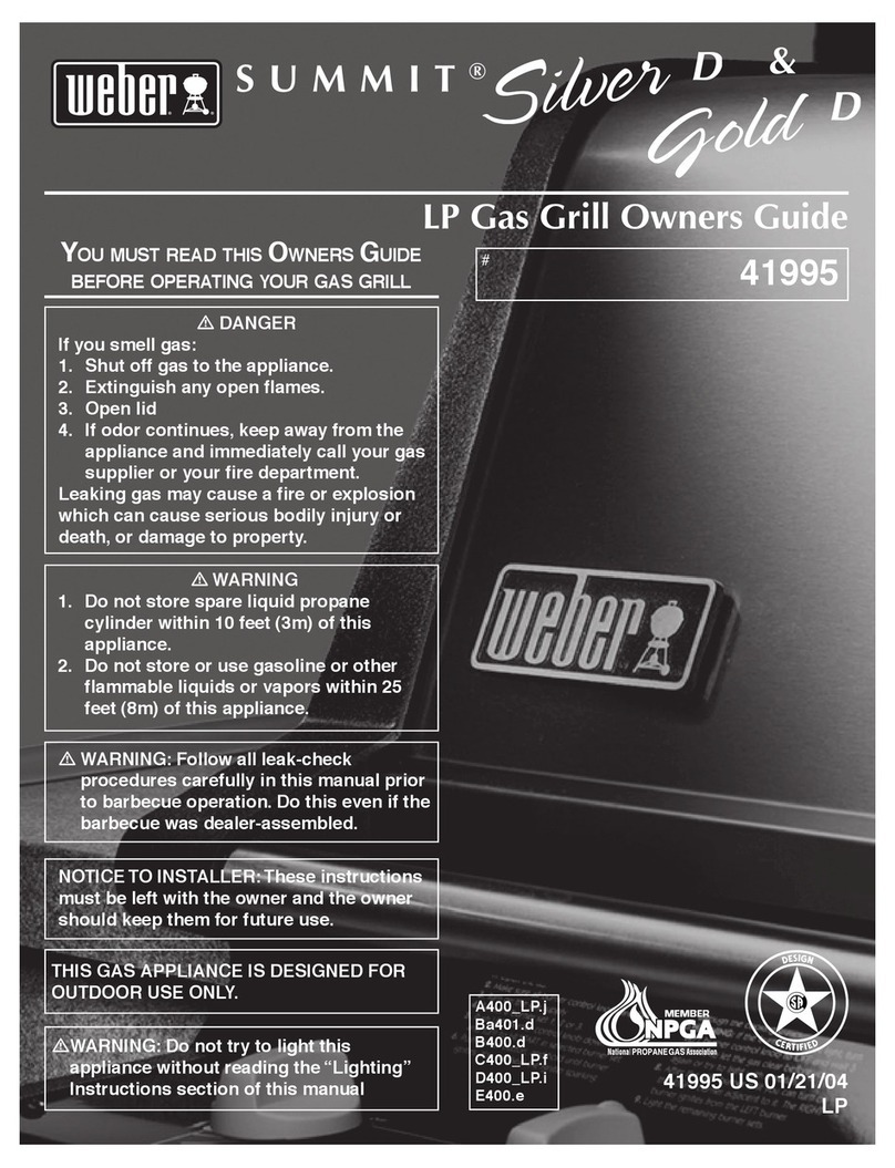 Weber 41995 User manual