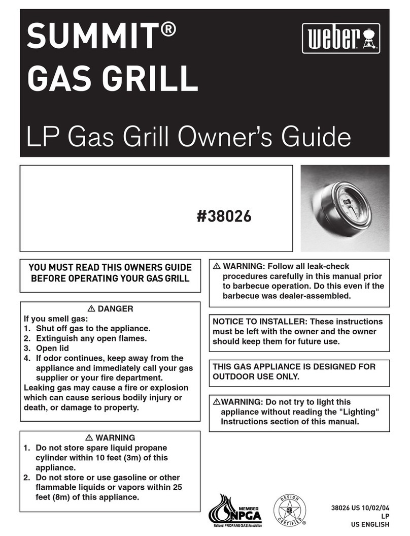 Weber Summit 38026 User manual