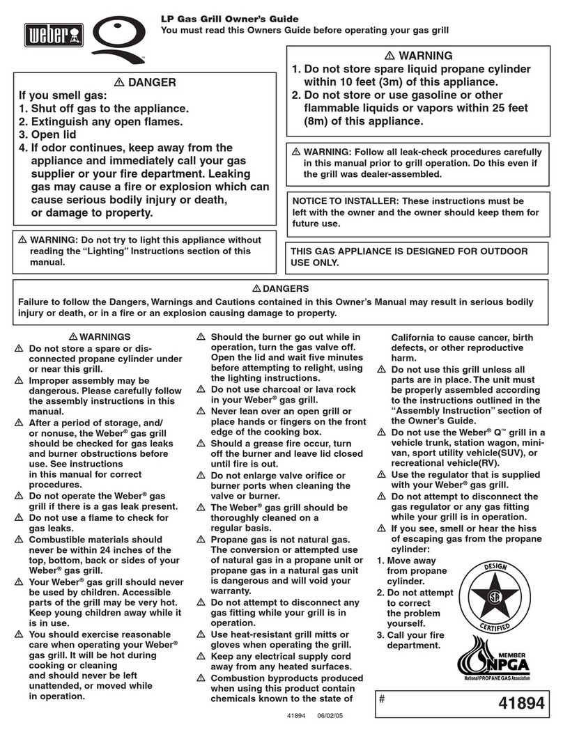 Weber 41894 User manual