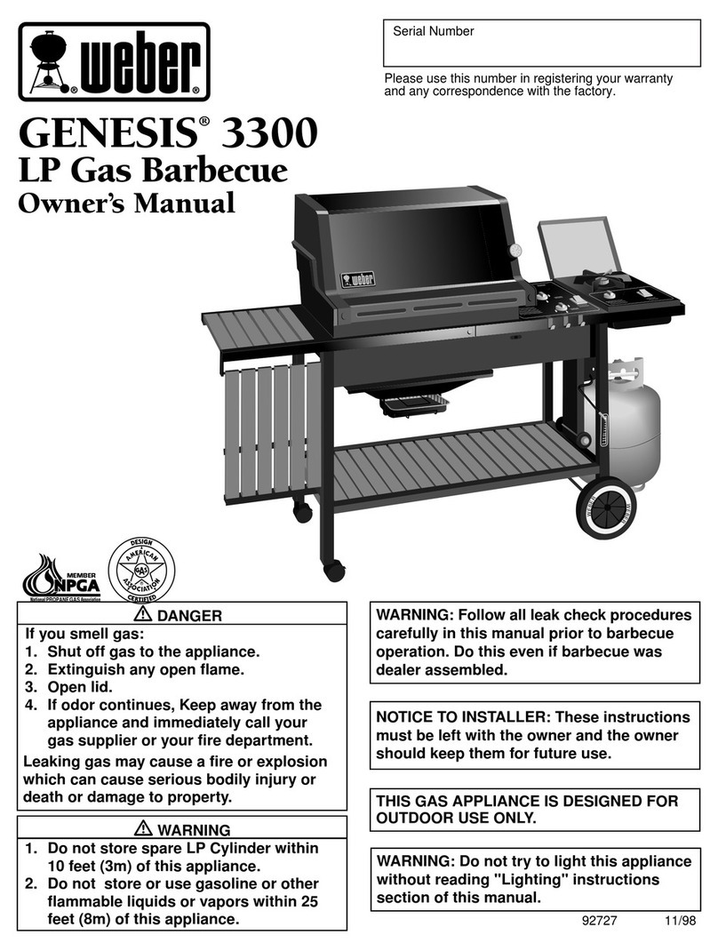 Weber GENESIS 3300 User manual