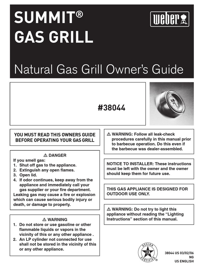 Weber 38044 User manual