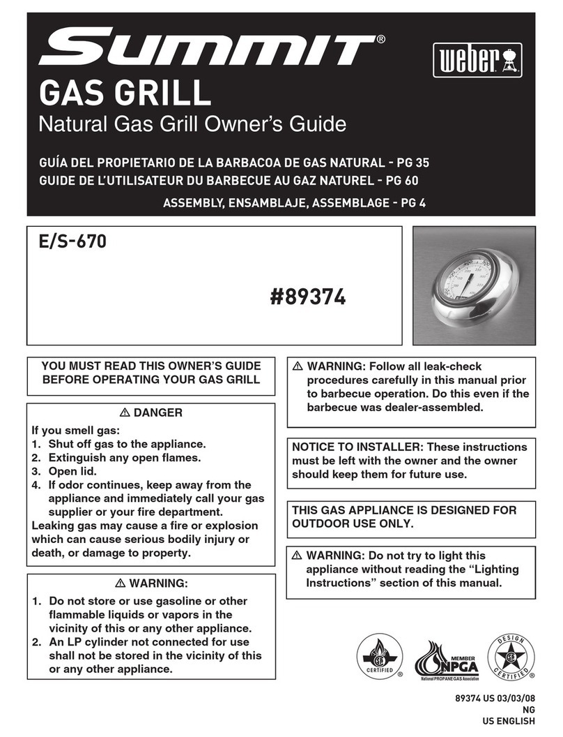 Weber 89374 User manual