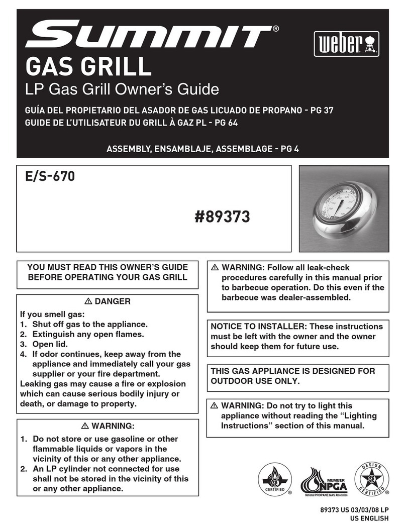 Weber Summit 89373 User manual