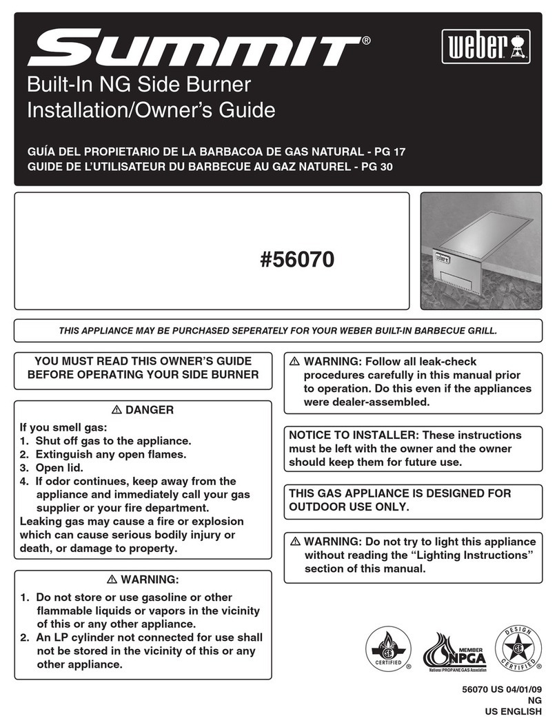 Weber Summit 56070 User manual