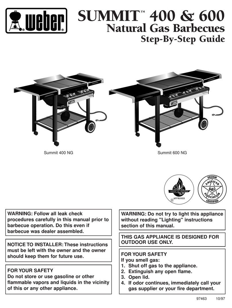 Weber SUMMIT 600 Step-by-step guide