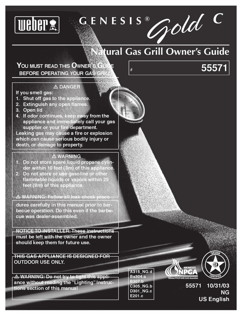 Weber 55571 User manual Weber 55571 User manual