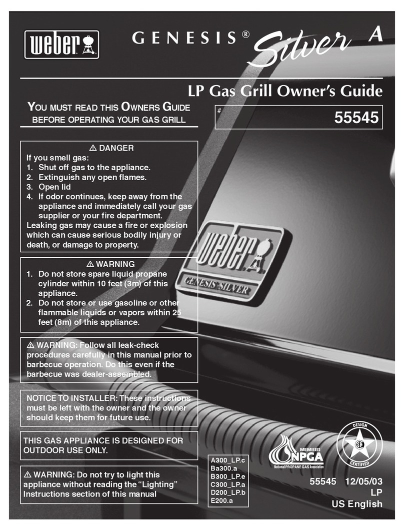 Weber 55545 owner's guide
