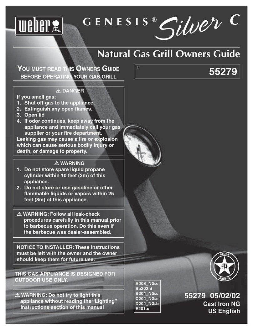 Weber 55279 owner's guide Weber 55279 owner's guide