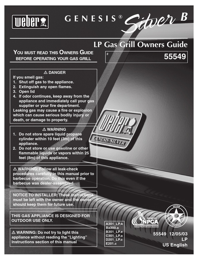 Weber 55549 owner's guide