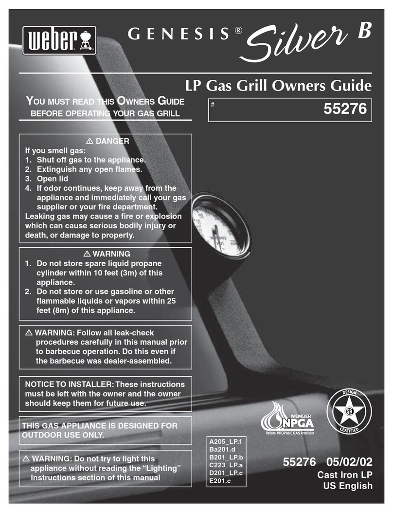 Weber 55276 User manual