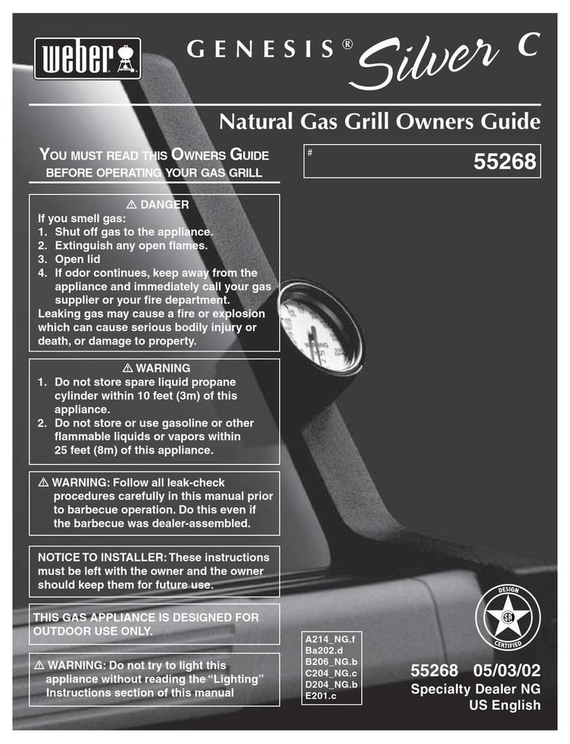 Weber 55268 owner's guide