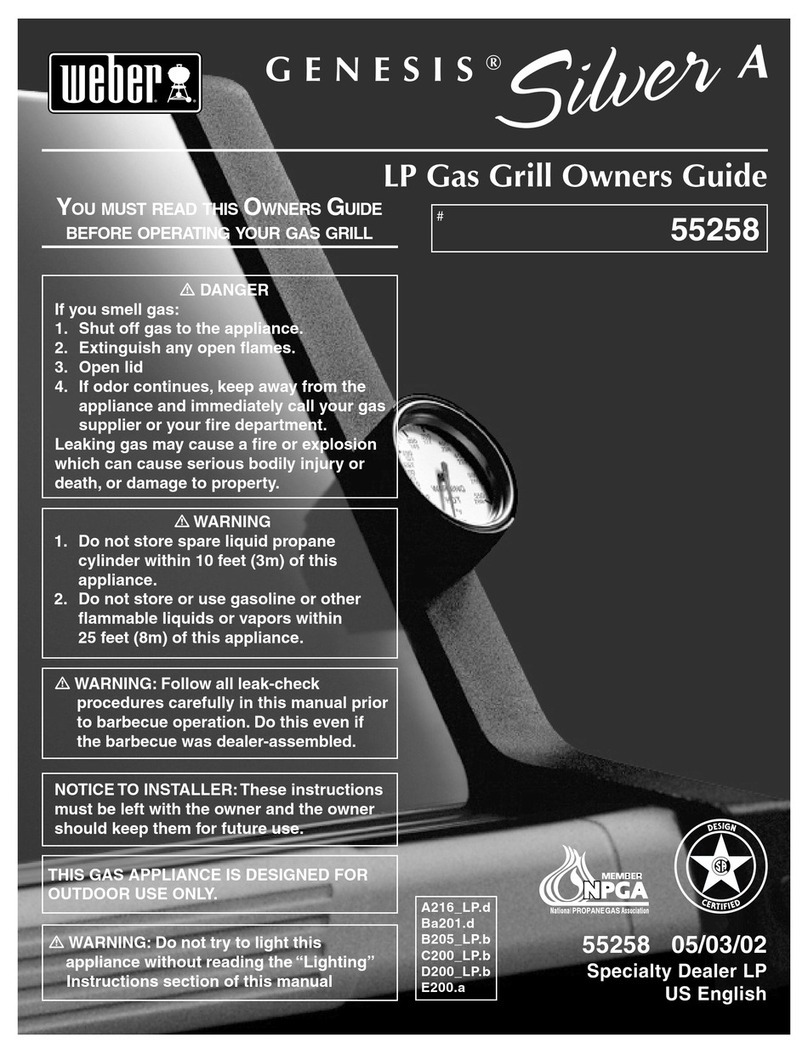 Weber 55258 User manual Weber 55258 User manual