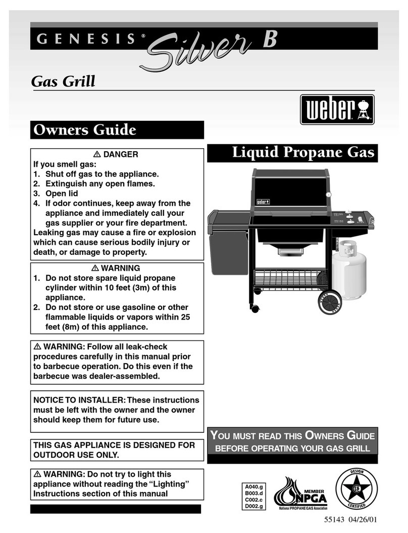 Weber 55143 owner's guide
