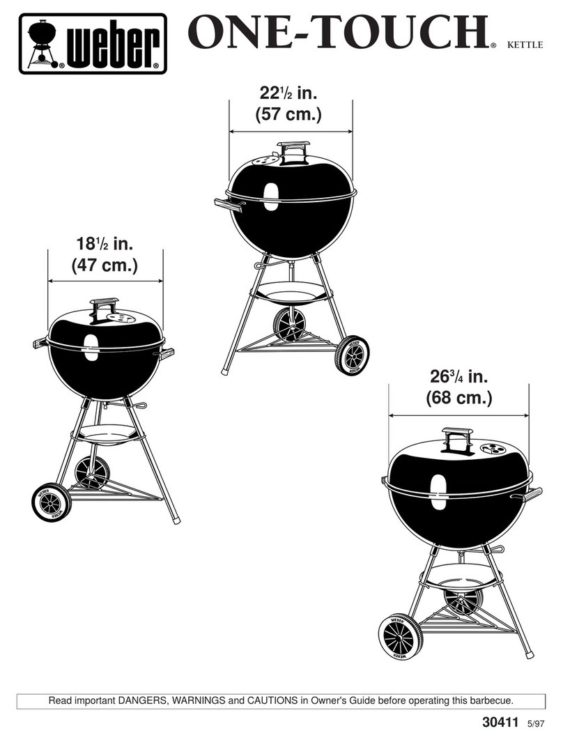 Weber Charcoal Grill Assembly instruction