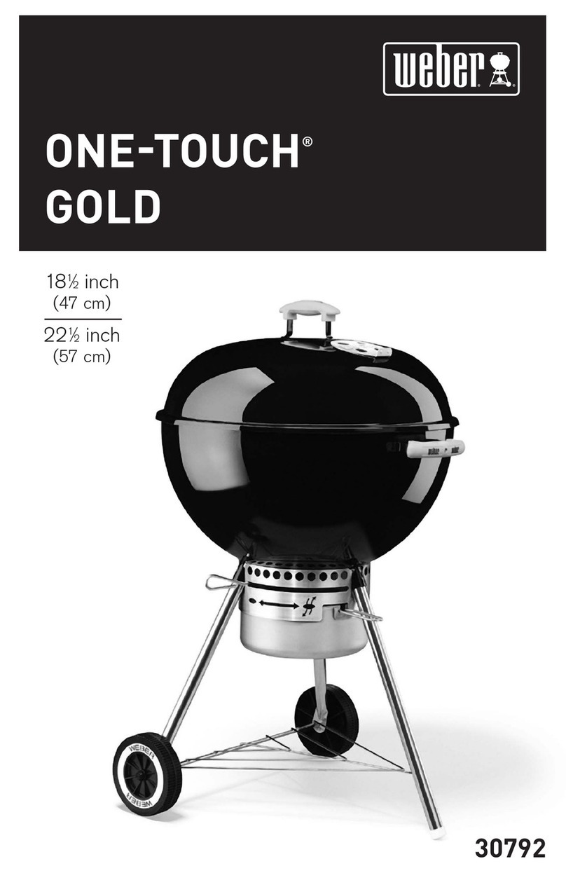 Weber ONE-TOUCH GOLD 30792 User manual