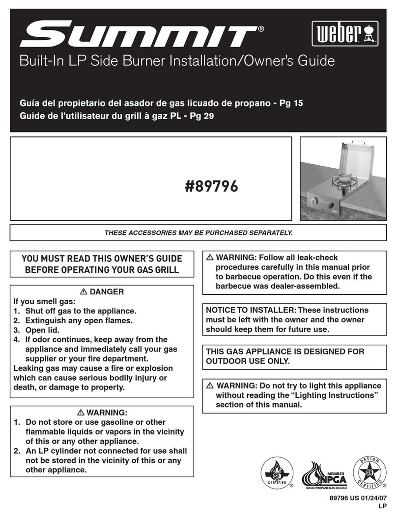 Weber Summit 89796 User manual