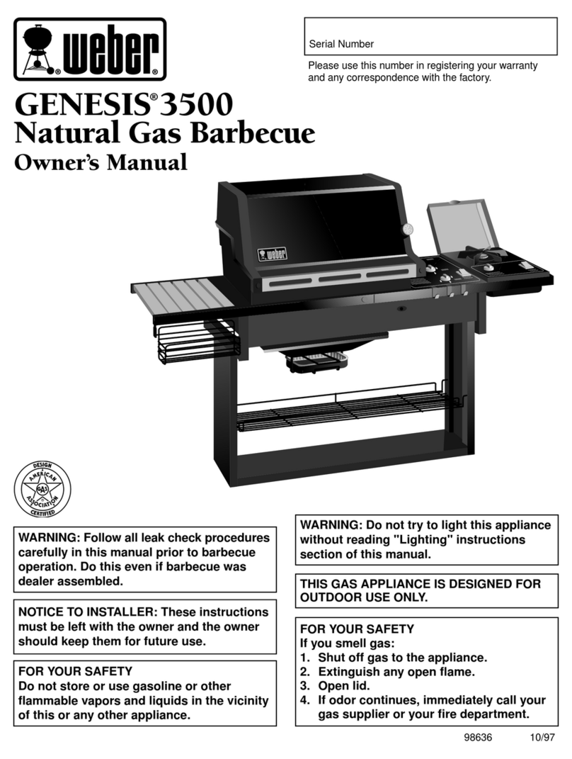 Weber Genesis 3500 User manual