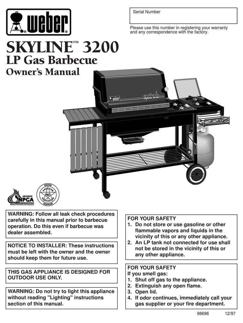 Weber Skyline 3200 User manual