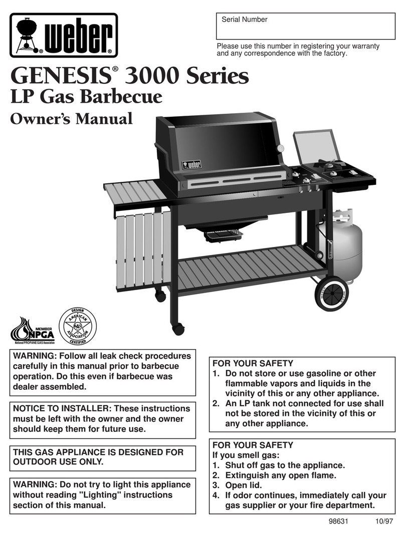 Weber 3000 User manual