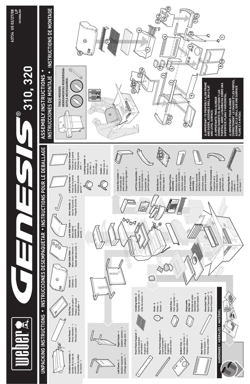 Weber Genesis 310 Assembly instructions