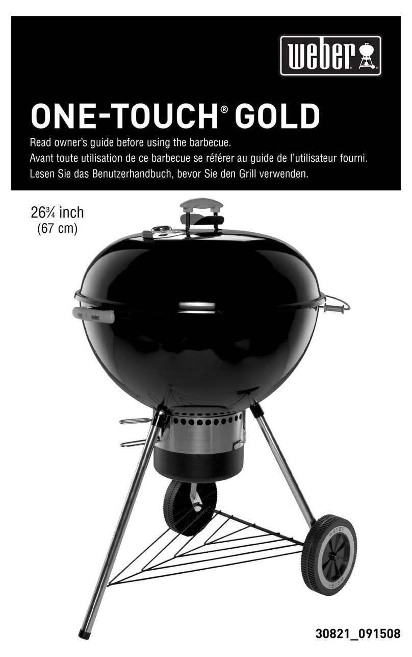 Weber ONE-TOUCH GOLD 30821_091508 User manual