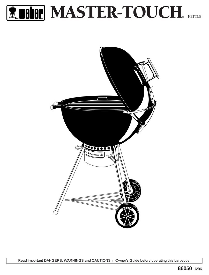 Weber MASTER TOUCH 86050 User manual