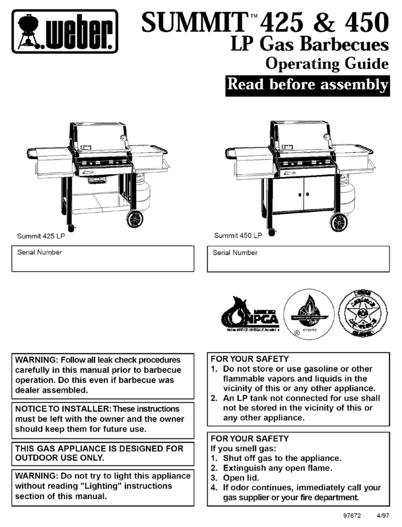 Weber SUMMIT 425 User manual