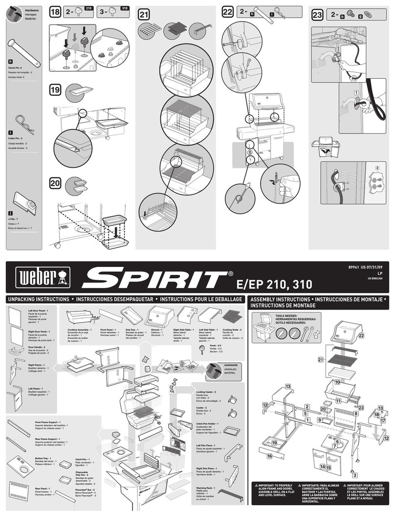 Weber Spirit E210 CLASSIC User manual