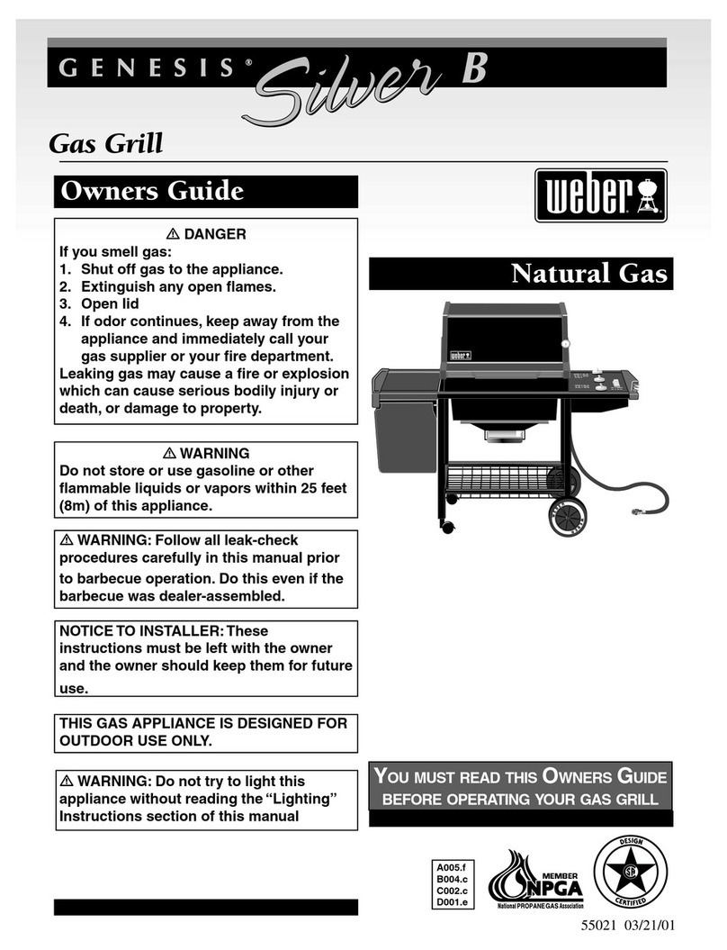 Weber Silver B User manual