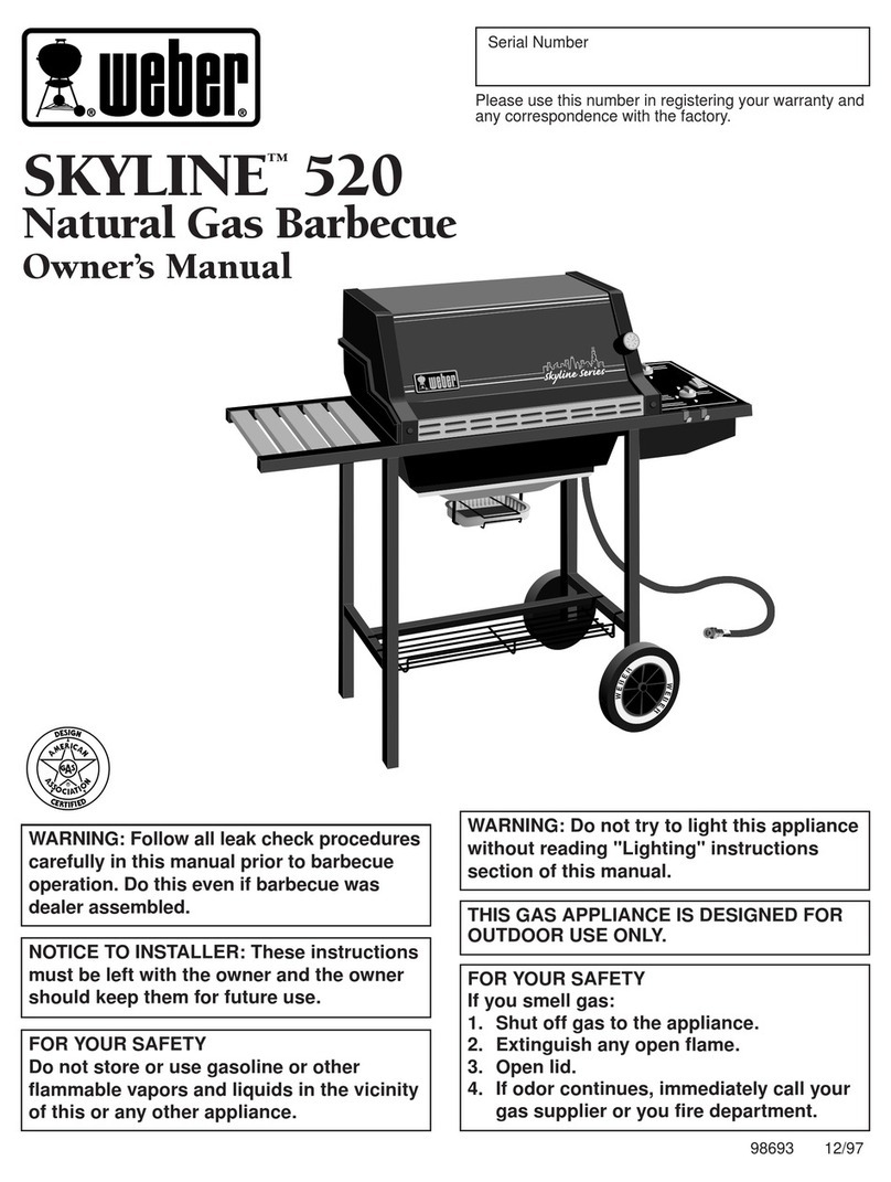 Weber SKYLINE SKYLINE 520 User manual
