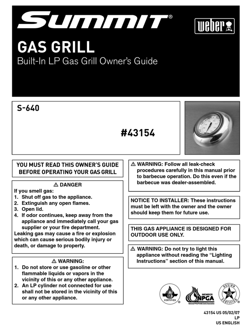 Weber Summit S-640 User manual