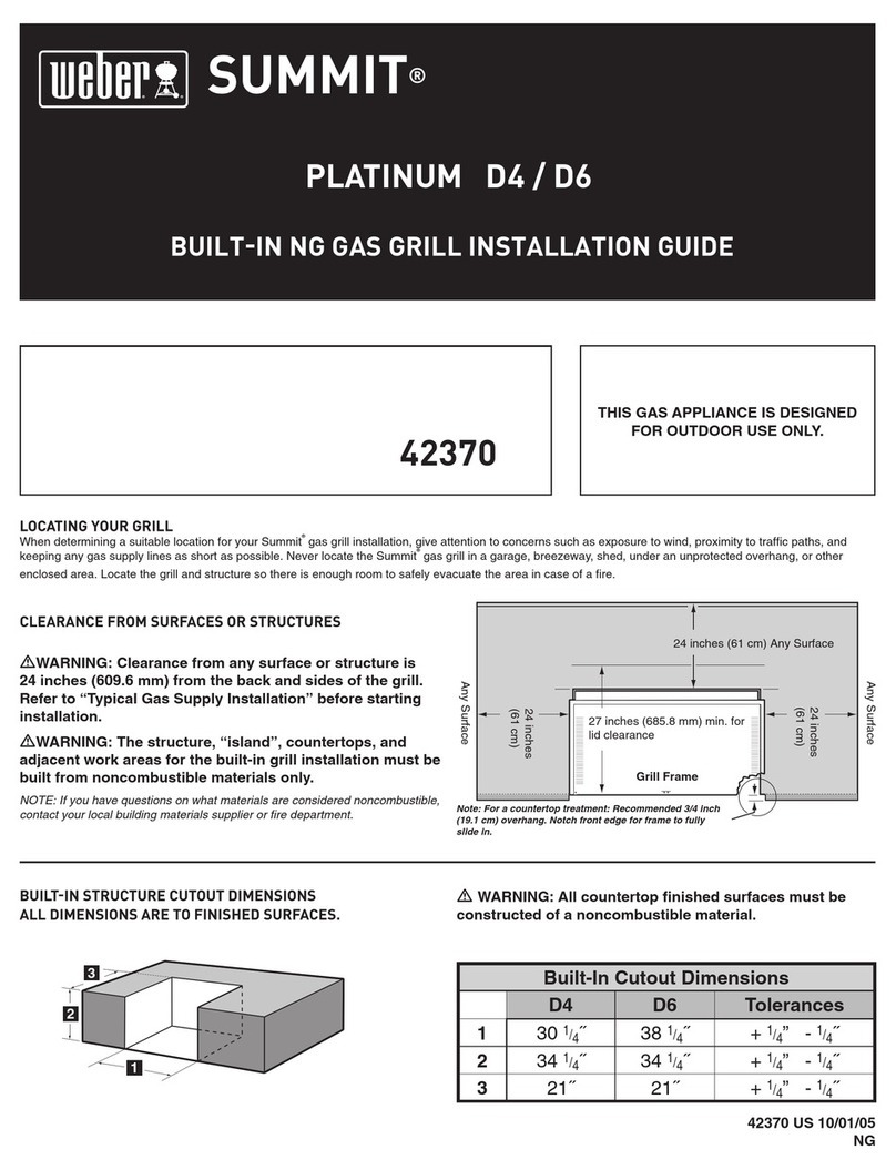 Weber PLATINUM 42370 User manual